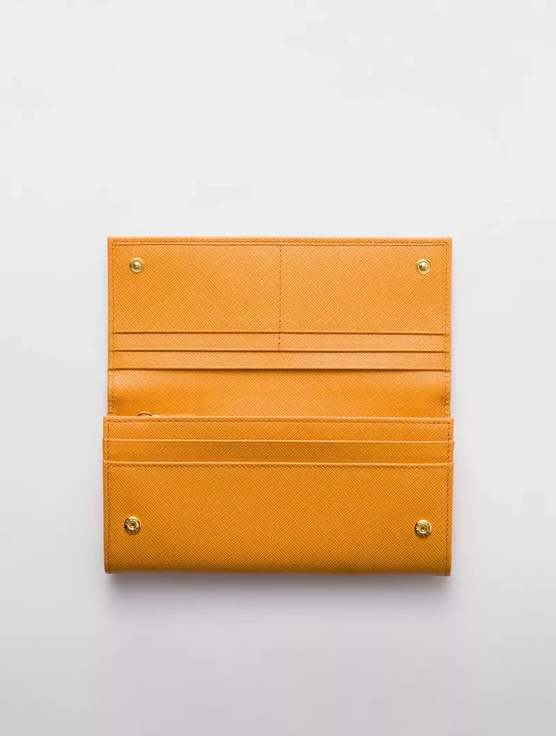 Large Saffiano Leather Wallet