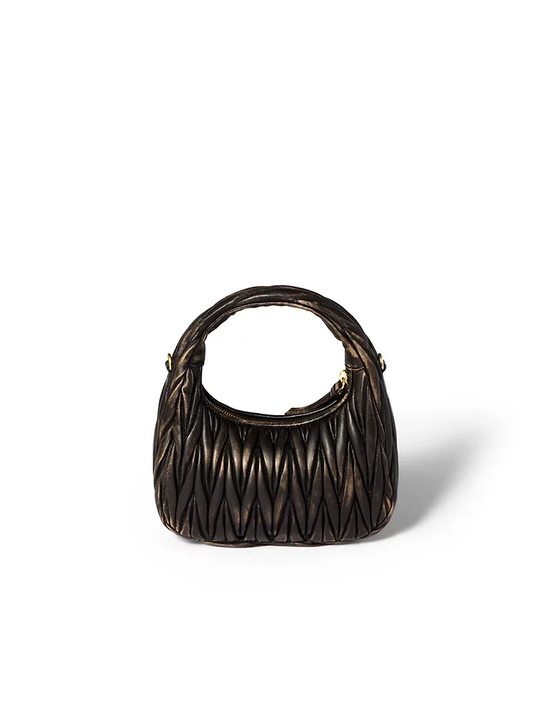 Wander Matelassé Nappa Leather Bag