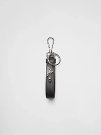 Saffiano Leather Keychain