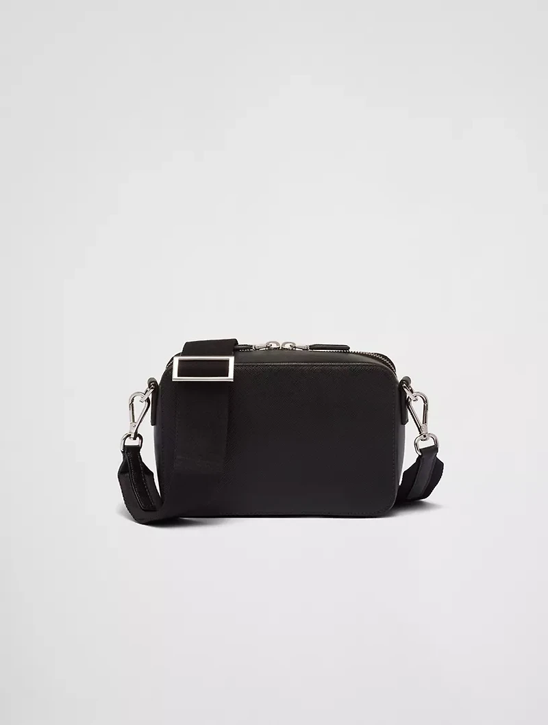 Small Saffiano Leather Prada Brique Bag