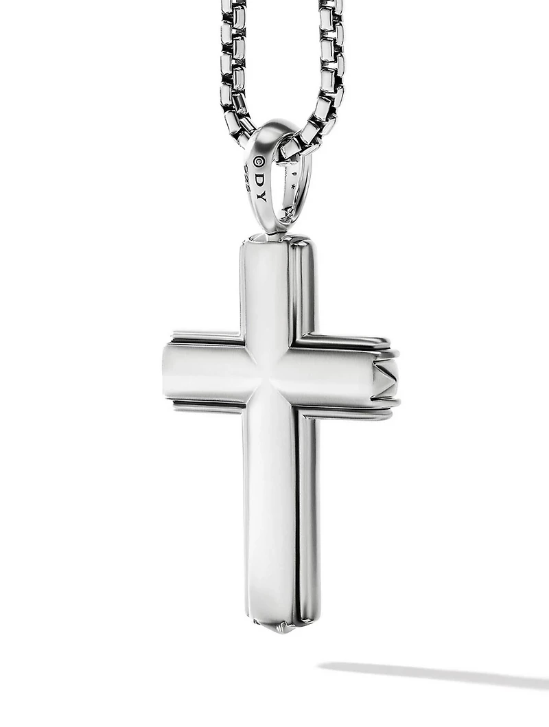 Pyramid Cross In Sterling Silver