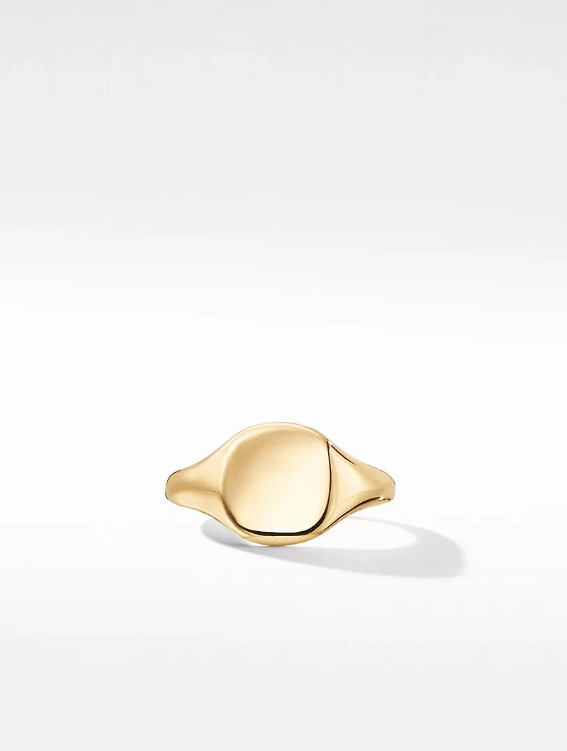 Dy Pinky Ring 18k Yellow Gold