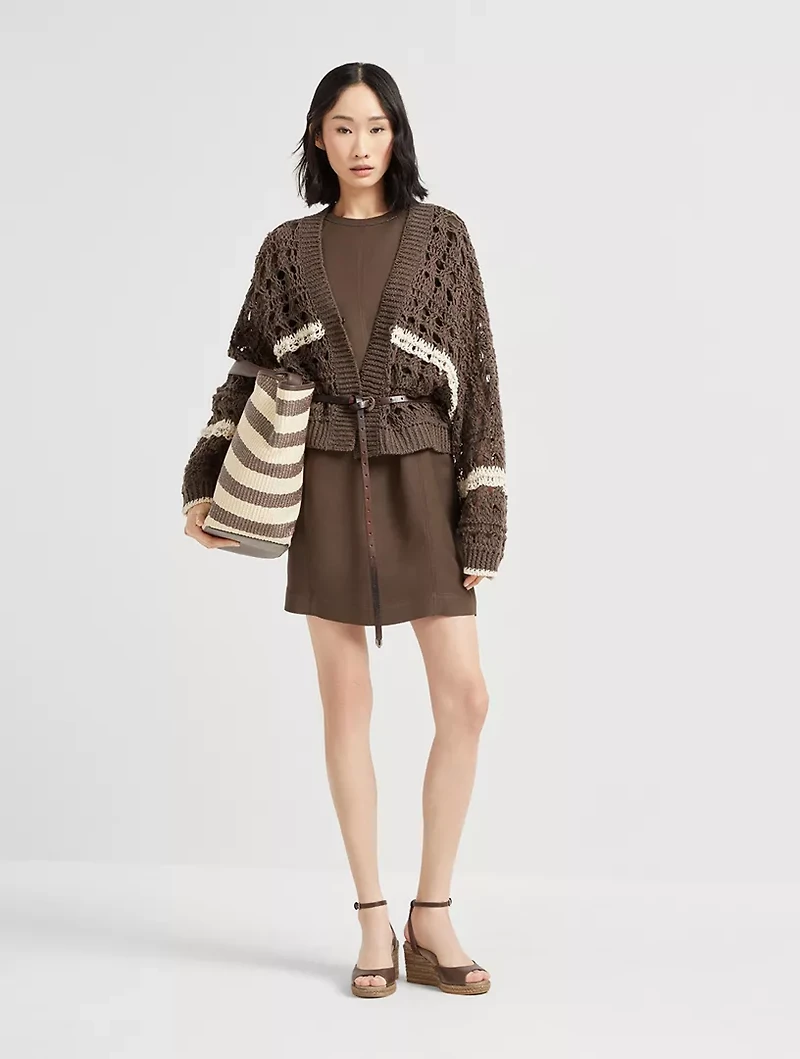 Twill Mini Dress