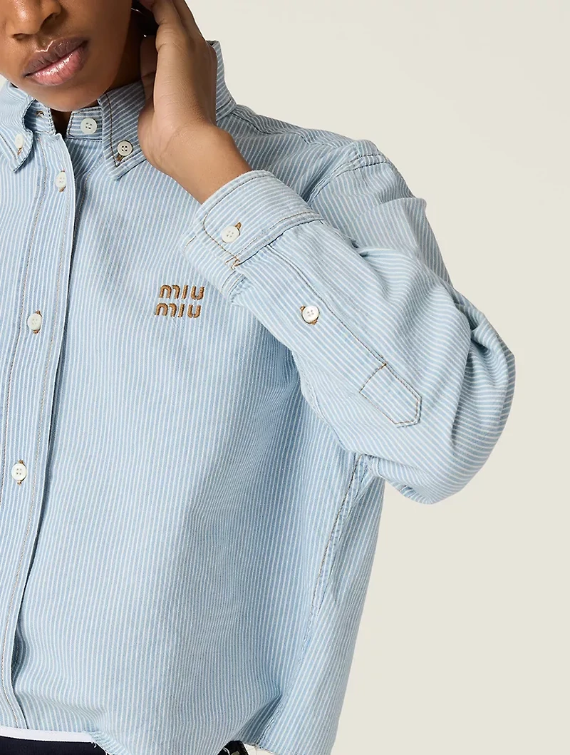 Striped Chambray Shirt