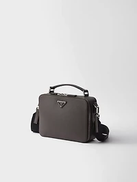Medium Prada Brique Saffiano Leather Bag