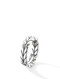 Chevron Band Ring Sterling Silver