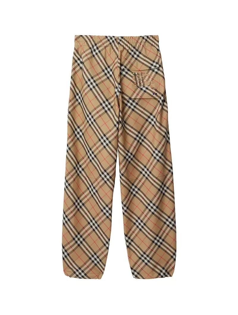 Check Twill Trousers