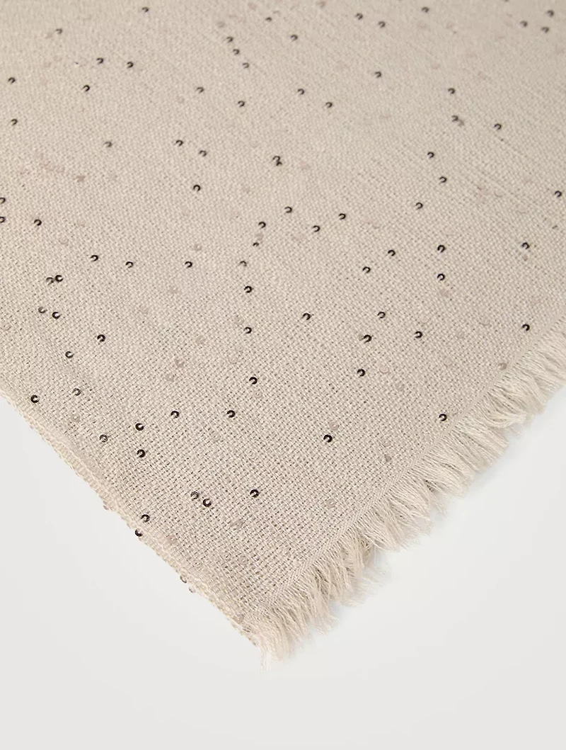 Cashmere And Silk Scarf