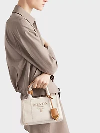 Prada Jardinière Linen Blend Mini-bag