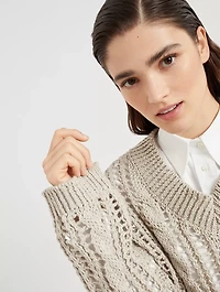 Jute And Cotton Sweater