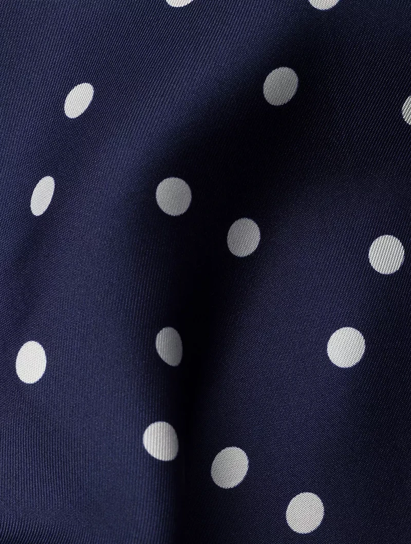 Printed Silk Twill Scarf 90x90
