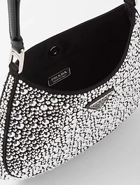 Prada Cleo Satin Bag With Crystals
