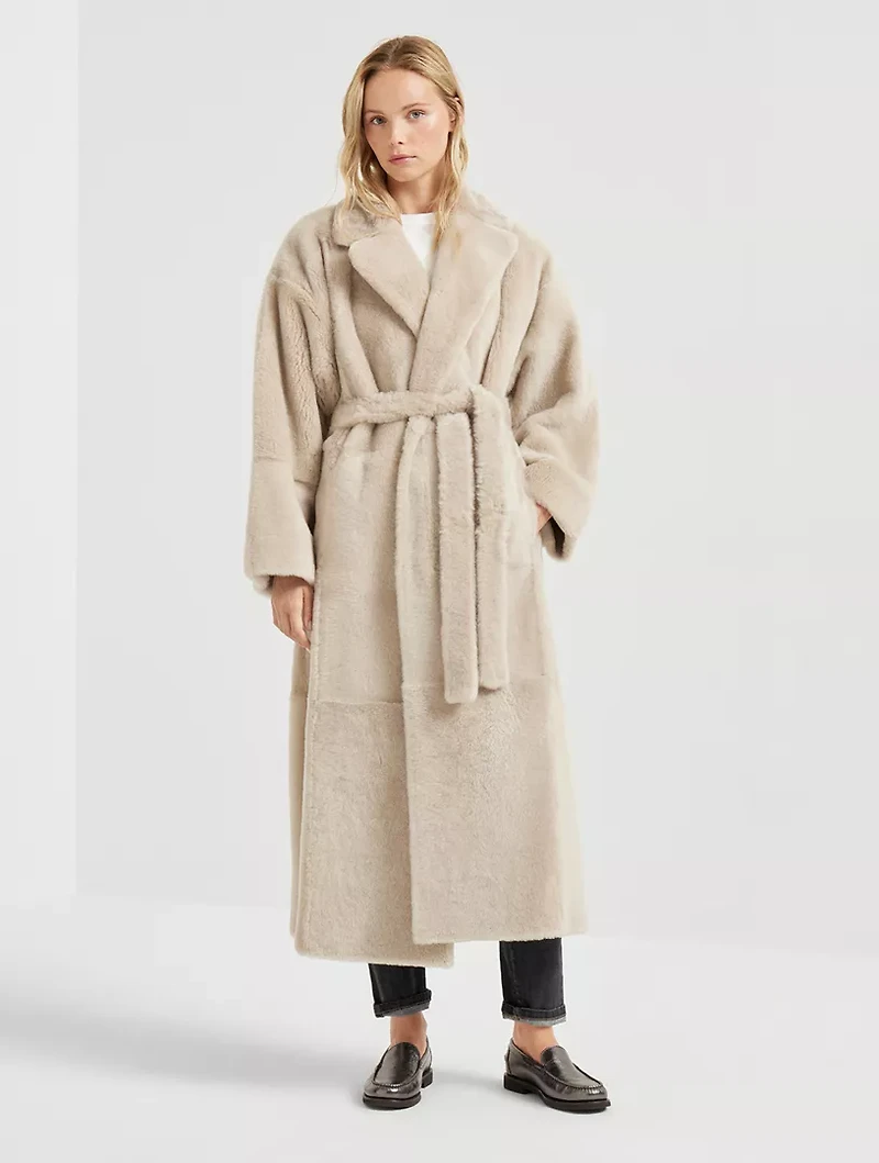 Reversible Shearling Coat
