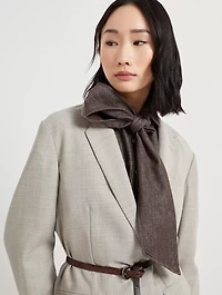 No-fade Denim Foulard