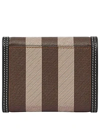 Small Check Folding Wallet