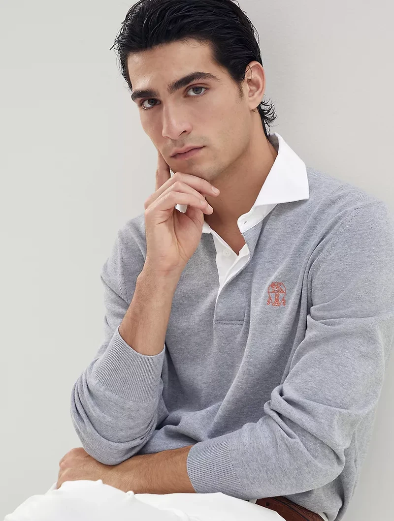 Knit Polo Shirt