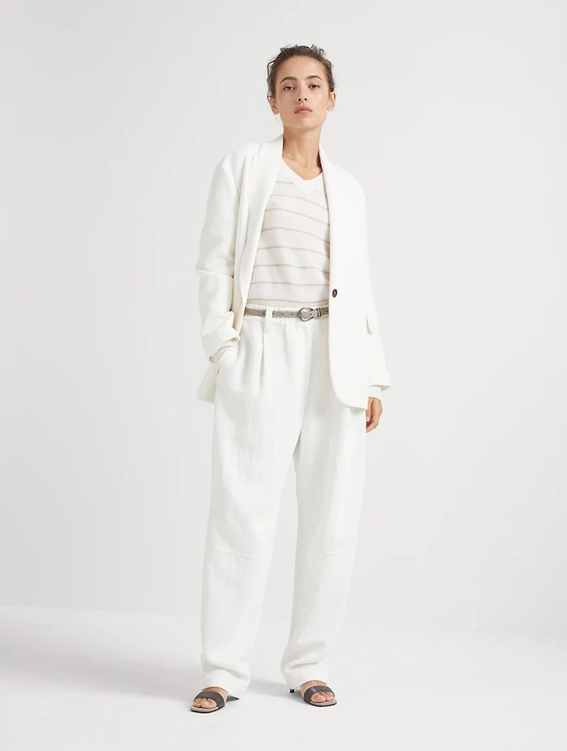 Linen And Cotton Blazer