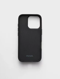 Saffiano Leather Case For Iphone 16 Pro