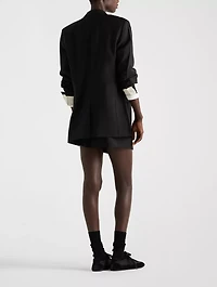 Single-breasted Kid Mohair Jacket