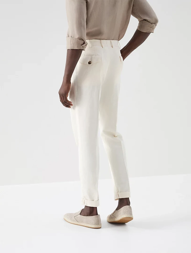 Linen And Cotton Trousers