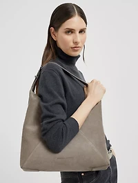 Suede Calfskin Bc Duo Bag