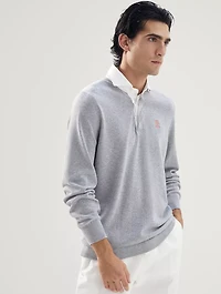 Knit Polo Shirt