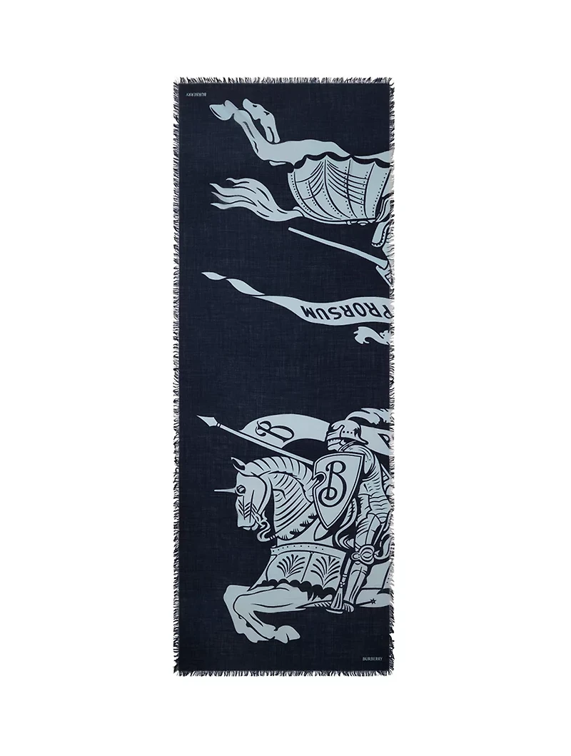 Wide Ekd Wool Scarf