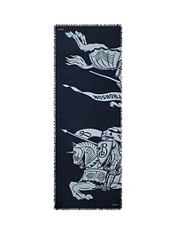 Wide Ekd Wool Scarf