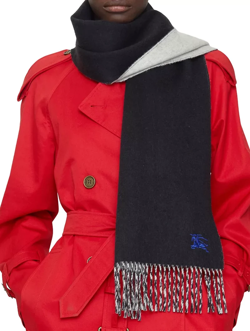 Reversible Cashmere Scarf