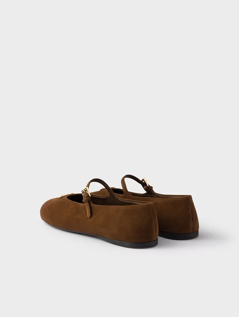 Suede Ballerinas