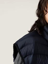 Light Pongé Down Vest