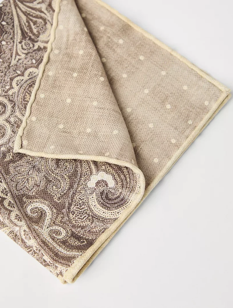 Double Face Pocket Square