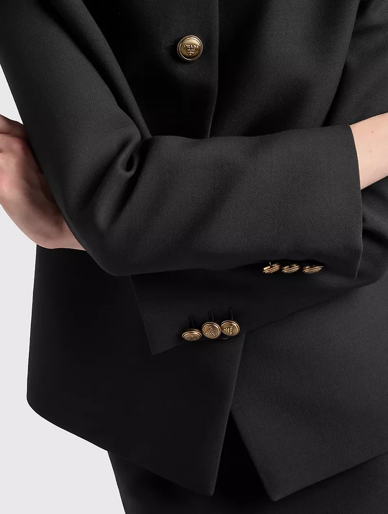 Single-breasted Tricotine Jacket