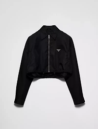 Re-nylon Cropped Blouson Jacket