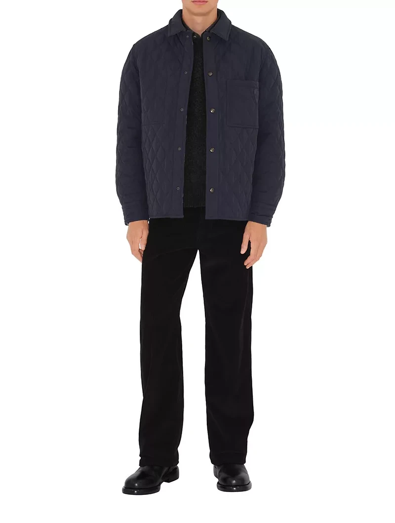 Reversible Quilted Nylon Overshirt