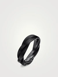 Dy Helios™ Band Ring Black Titanium, 6mm