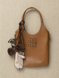 Miu Ballet Leather Keychain Trick