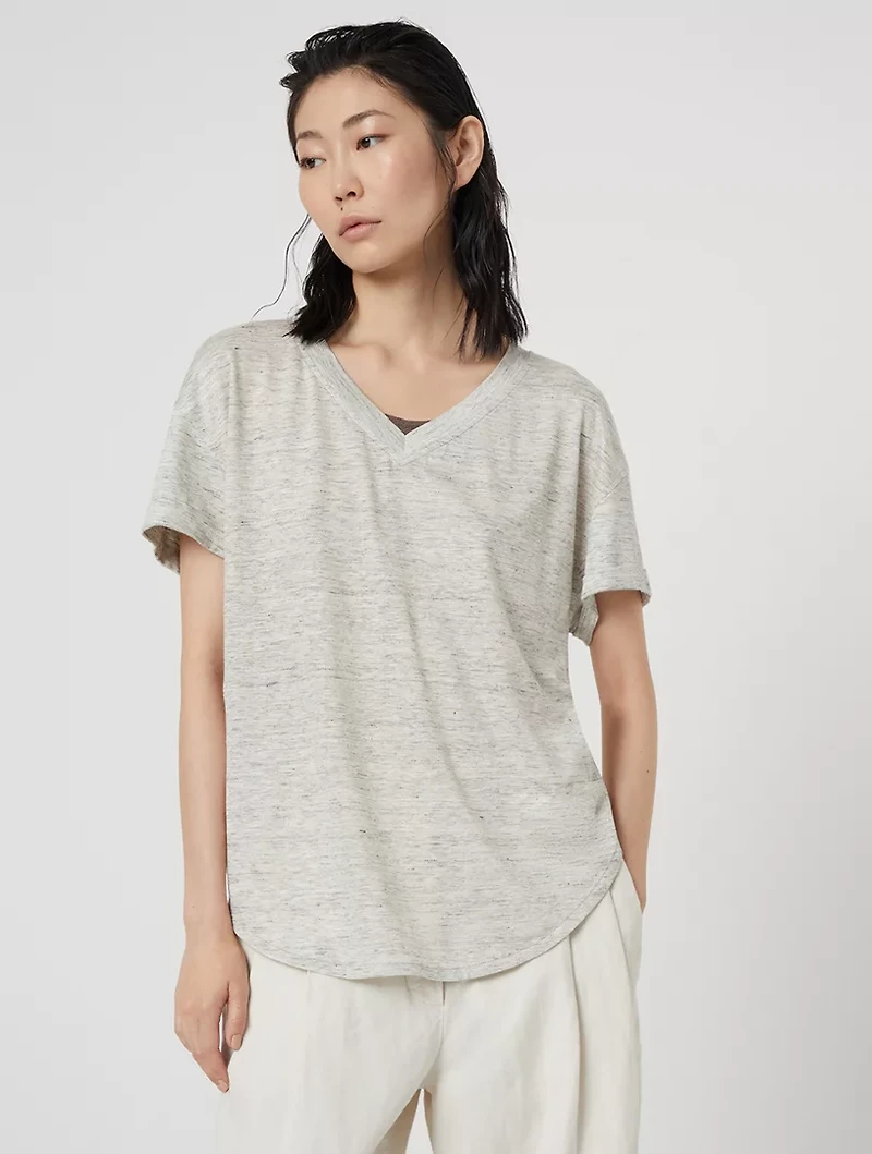 Linen And Silk T-shirt