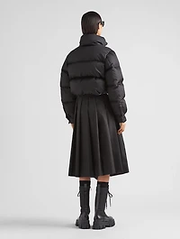Re-nylon Cropped Down Jacket