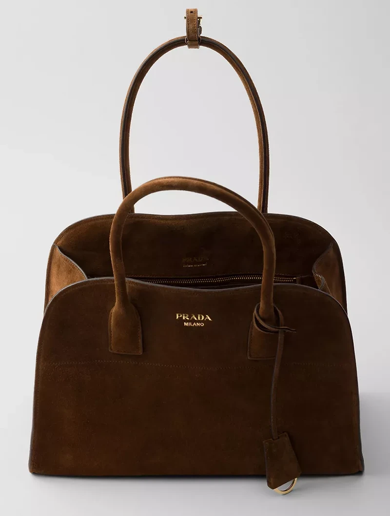Medium Suede Tote Bag