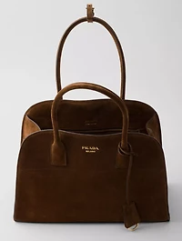 Medium Suede Tote Bag