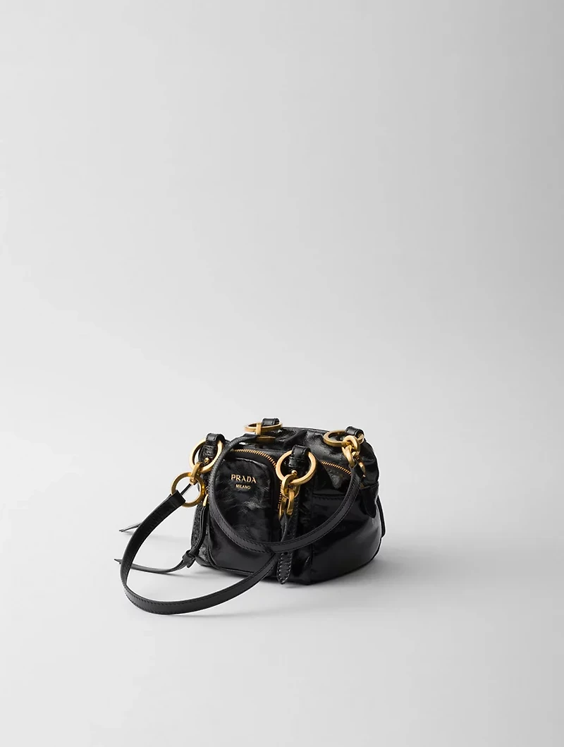 Prada Dangle Leather Top-handle Mini-bag