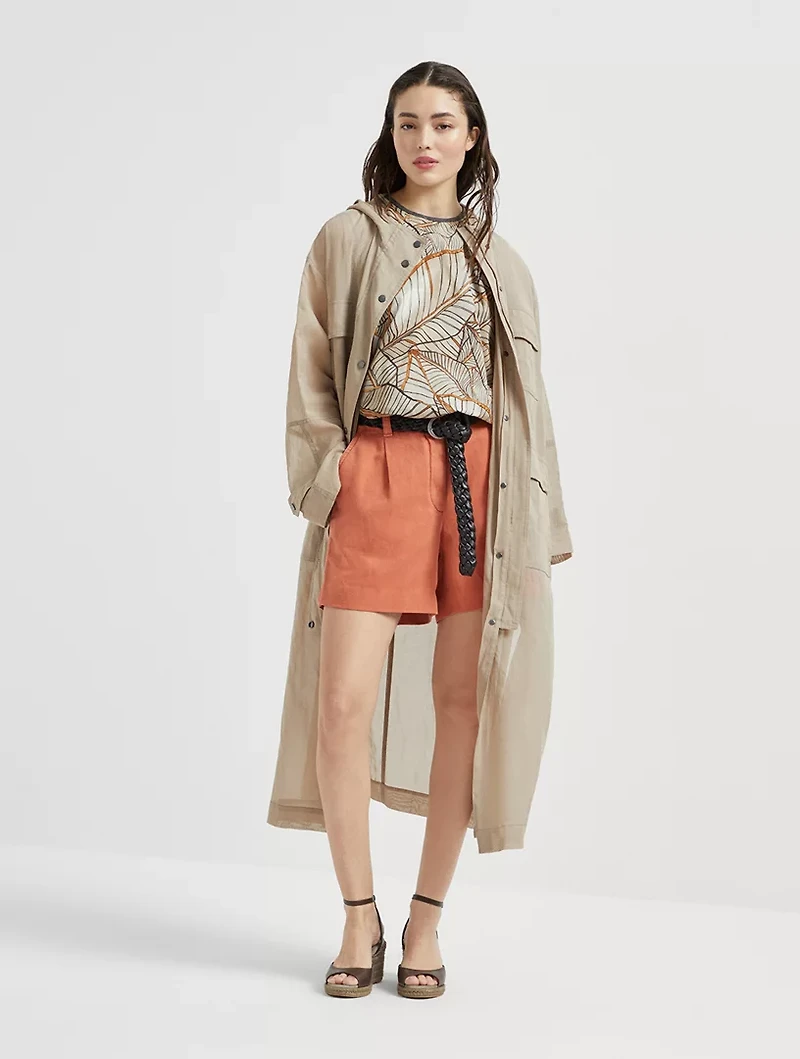 Duster Coat With Monili