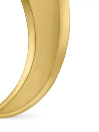 Claw Amulet In 18k Yellow Gold With Black Diamonds, 25mm