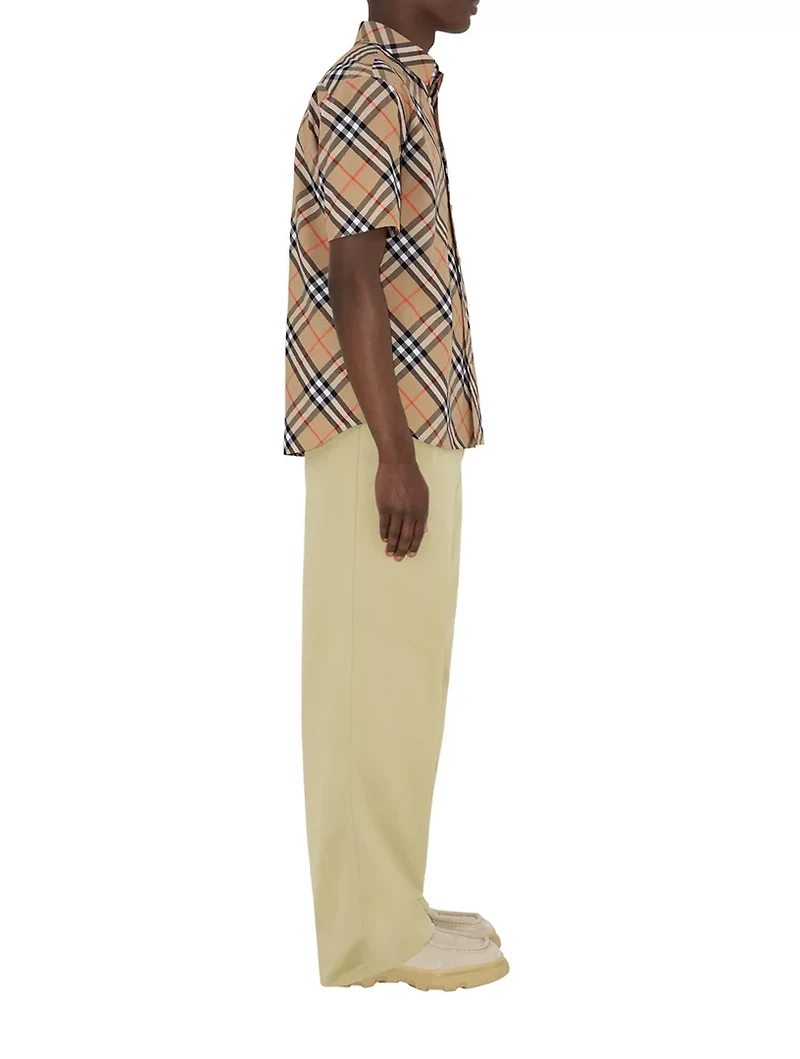 Regular Fit Check Cotton Shirt