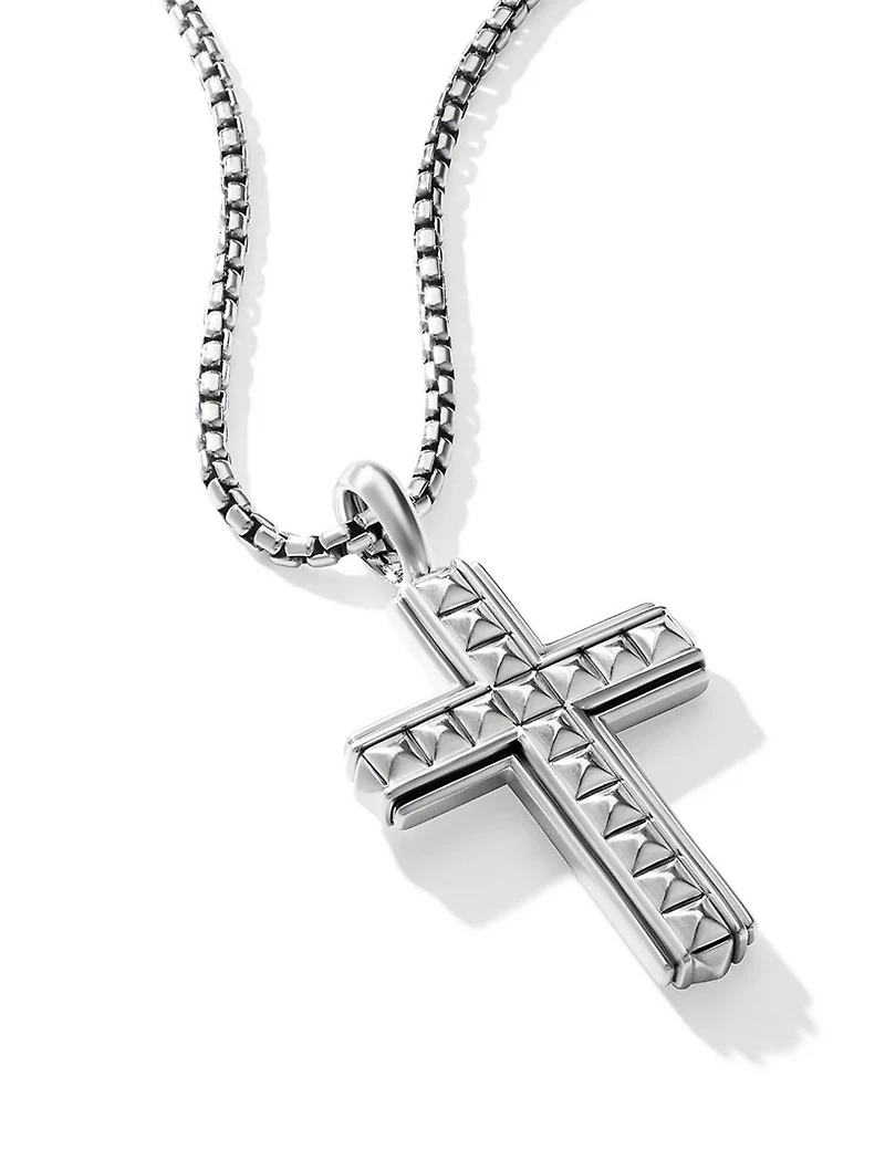 Pyramid Cross In Sterling Silver