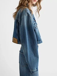 Denim Blouson Jacket