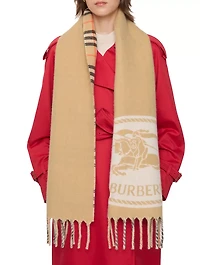 Reversible Knight Stamp Scarf