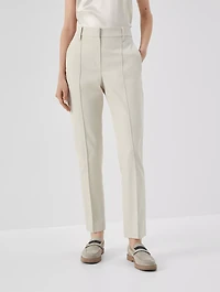 Cotton High Waist Trousers