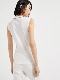 Ribbed Jersey Top